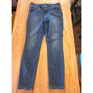 Old Navy Pop Icon Skinny Jeans Womens 10 Medium Wash Denim Mid Rise Stretch